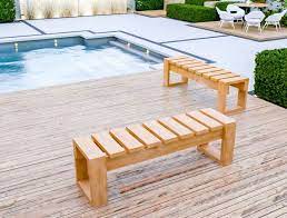 Diy Simple Patio Bench Plans Outdoor