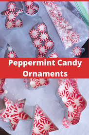 Holiday decor, peppermint candy edition. Kid Friendly Christmas Crafts Using Peppermint Candy Peppermint Candy Ornaments Holiday Crafts Diy Candy Ornaments
