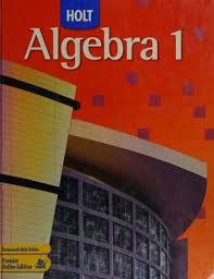 Holt Algebra 1 Free Borrow
