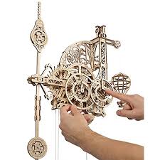 Ugears Aero Clock 3d Wooden Puzzles