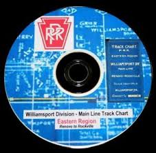 Details About Pennsylvania Rr 1942 Williamsport Div Main Line Track Chart Pdf Pages On Dvd