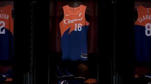 Well bron left the jersey on before he got to the locker room. Cleveland Cavaliers Unveil New City Edition Jerseys For 2018 19 Season Wkyc Com