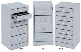 floor mount slide arm drawer units