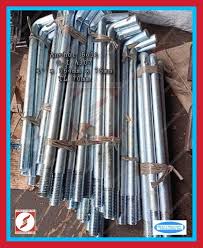 Wood that's been stained, chemically treated, pressure treated, painted and/or has nails, screws or other hardware attached is considered treated wood. Gi Anchor Bolt Bolt J Bolt Commercial Industrial Construction Building Materials On Carousell