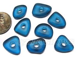 Cultured Sea Glass Beads B Varies B