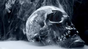 skull smoking hd wallpaper wallpaperfx