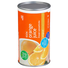 food club 100 juice orange frozen