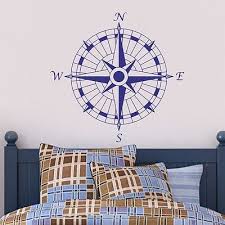 Nautical Compass Rose Wall Sticker