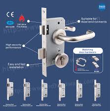 the common types of door lock in the