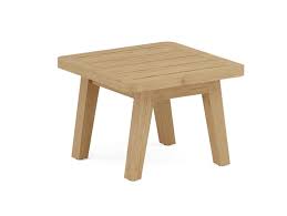 Flexx Low Wooden Garden Side Table By