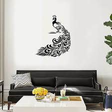 Peacock Wall Art Decal Sticker Vinyl