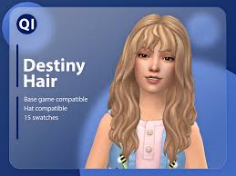 the sims resource destiny hair