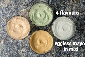eggless mayonnaise recipe 4 flavours