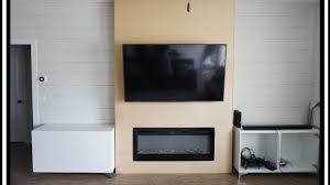electric fireplace wall surround