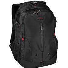 polyester black targus backpack laptop bag