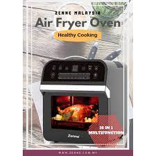 Again, the microwave oven may be able to restrict the amount of oil one uses in cooking in it, but it won't fry. Zenne Air Fryer Oven Shopee Malaysia