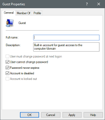 The net accounts command has set the password to max 30 days but the password does not change. Blank Guest Password Has Expired How To Change To A Blank Password Solved Windows 10 Forums