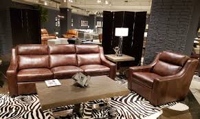 germain leather power reclining set by