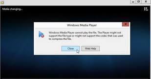 unsupported video format in windows 10