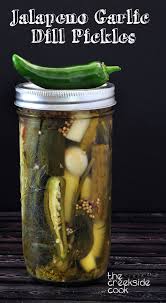 jalapeno garlic dill pickles the