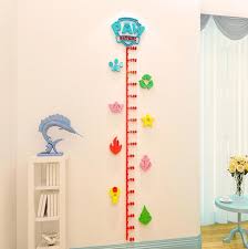 Hot Item Paw Patrol Dog Children Room Height Measurement Wall Height Growth Chart Acrylic Wall Sticker