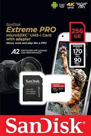 Up to 98mb/s sequential read speed rating: Sandisk Extreme Pro Micro Sd Card 256 Gb Uhs Ii Sdhc Class 10 100mb S Juan Gadget