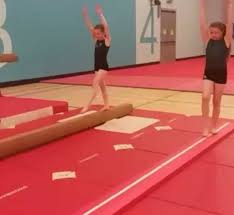gymnastics foam beam inspired