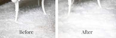 how to clean a white faux fur rug a