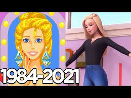 evolution of barbie games 1984 2021