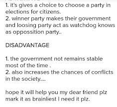 multi party system brainly