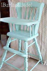 Diy High Chair Makeover Vintage High