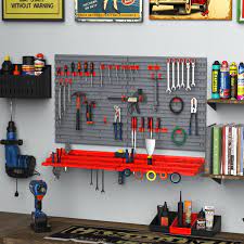 Durhand 54 Piece Pegboard And Shelf