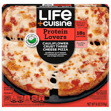life cuisine pizza three cheese