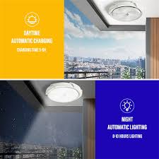 Led Solar Ceiling Light With Motion