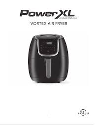 user manual powerxl vortex air fryer hf