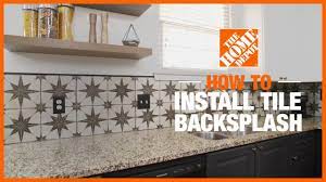 how to install a tile backsplash the