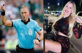 La esposa del árbitro argentino se hizo viral en redes sociales con su belleza y comentario del partido. P Adxpzc9btyum