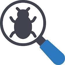Bug Outline Bug Magnifier Vector