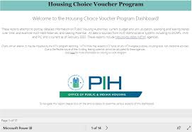 hcv and public housing data dashboards