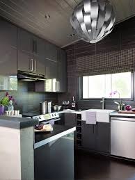 Light and flexible kitchen design ideas, like open shelves and freestanding storage furniture, instead of traditional heavy and bulky kitchen cabinets are modern kitchen design trends 2012 that are excellent for redesigning small kitchens. Small Modern Kitchen Design Ideas Hgtv Pictures Tips Hgtv