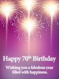 Download high quality 70th birthday clip art from our collection of 65,000,000 clip art graphics. Pink Happy 70th Birthday Fireworks Card Birthday Greeting Cards By Davia Happy 70 Birthday Happy Birthday Verses Birthday Wishes For Friend