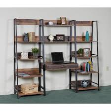 Maybe you would like to learn more about one of these? Os Home And Office Furniture 71 In Planked Knotty Pine Wood 4 Shelf Ladder Bookcase With Open Back 41105 The Home Depot