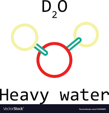 molecule d2o heavy water royalty free