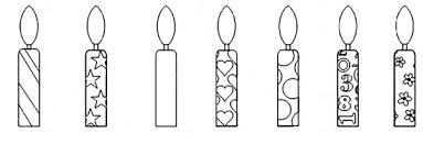 Plus, it's an easy way to celebrate each season or special holidays. Birthday Candle Coloring Pages Netart