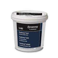 armstrong flooring flexstrong 1 quart smoke acrylic premix sanded grout in gray 693124b
