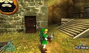 Cross the bridge with epona or the longshot and give the poacher's saw to the master craftsman standing outside of the tent. Ocarina Of Time Biggoron S Sword Trading Sequence Zelda Dungeon Wiki