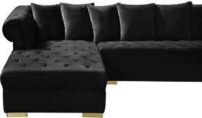 Check spelling or type a new query. Buy Meridian 698 Presley Sectional Sofa 3 Pcs In Black Velvet Online