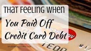 Choose your debt payoff strategy. That Feeling When You Paid Off Credit Card Debt