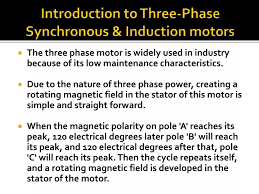 Three Phase Synchronous Motor Ppt gambar png