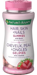 Vitafusion gorgeous hair, skin & nails multivitamin gummy vitamins, plus biotin and antioxidant vitamins c&e, raspberry flavor, 100ct (33 day supply), from america's number one gummy vitamin brand. Buy Nature S Bounty Hair Skin Nail Gummies With Biotin At Well Ca Free Shipping 35 In Canada